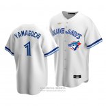 Camiseta Beisbol Hombre Toronto Blue Jays Shun Yamaguchi Cooperstown Collection Primera Blanco