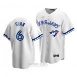 Camiseta Beisbol Hombre Toronto Blue Jays Travis Shaw Cooperstown Collection Primera Blanco