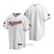 Camiseta Beisbol Hombre Washington Nationals 2020 Gold Program Replica Blanco