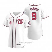 Camiseta Beisbol Hombre Washington Nationals Eric Thames Autentico Primera 2020 Blanco