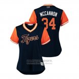 Camiseta Beisbol Mujer Detroit Tigers James Mccann 2018 LLWS Players Weekend Mccannon Azul