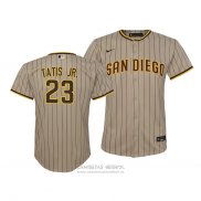 Camiseta Beisbol Nino San Diego Padres Fernando Tatis Jr. Replica Cool Base Marron