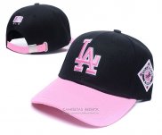 Gorra L.a. Dodgers Negro Rosa